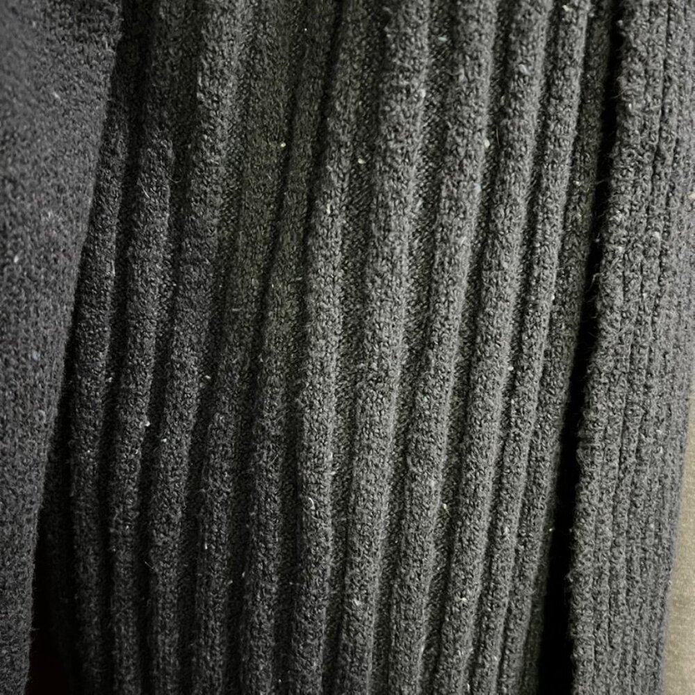 Croft & Barrow Super Soft Blue Ribbed Open Front Cardigan - Picture 2 of 6